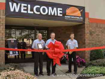 Sunset Industries settles into Mentor, invests ahead of anticipated aerospace recovery - Crain's Cleveland Business