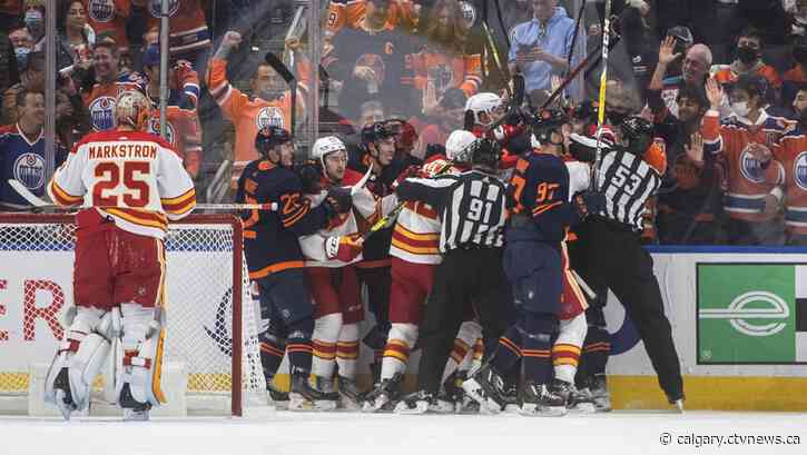 Calgary defenceman Rasmus Andersson fined $5,000 for roughing Edmonton's Yamamoto