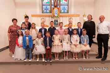 Eerstecommunicantjes stralen in Loksbergen - Het Belang van Limburg
