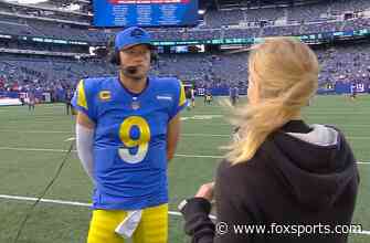 'We have a high standard here' - Matthew Stafford on Rams' 38-11 victory over Giants