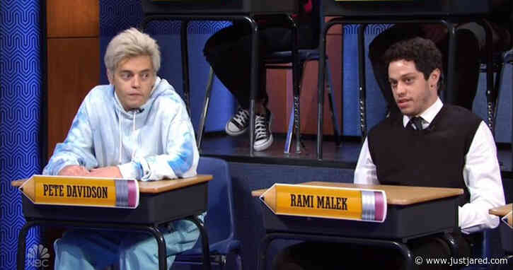 Rami Malek & Pete Davidson Impersonate Each Other in Hilarious 'Saturday Night Live' Sketch - Watch!