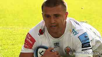 Premiership: Wasps 23-27 Exeter Chiefs - Jonny Hill scores bonus point try for visitors