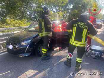 INCIDENTE A PESCATE TRA QUATTRO AUTO, SOCCORSI DUE FERITI - Lecco FM