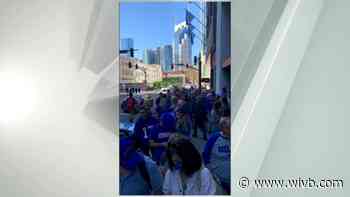 Thousands of Buffalo Bills fans take over Nashville ahead of Monday night game