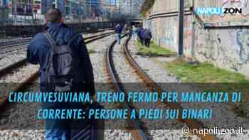 Circumvesuviana: treno fermo per mancanza di corrente - Napoli.zon