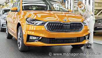 VW-Tochter Skoda produziert ein Fünftel Autos weniger
