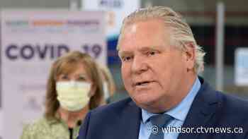 Premier Doug Ford to make announcement in Tecumseh, Ont.