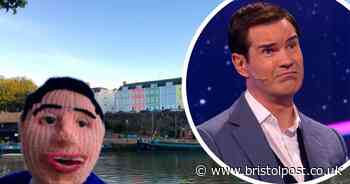 Jimmy Carr prompts 'loverly' response from Bristolians who say he has a 'weird laugh'