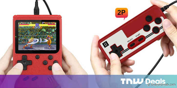 This handheld gaming console will make you nostalgic for the 90s, even if you weren’t there