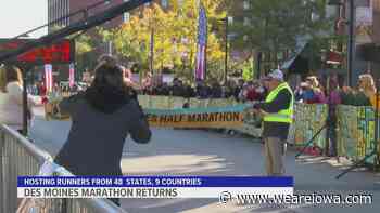 Thousands hit the street for IMT Des Moines Marathon - Local 5 - weareiowa.com