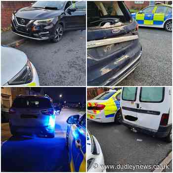 Stolen cars and knife recovered during police patrols in Dudley - Dudley News