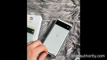 First retail unboxing video of leaked Pixel 6 is here - Android Authority