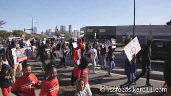 Children and parents host march to end gun violence in Minneapolis