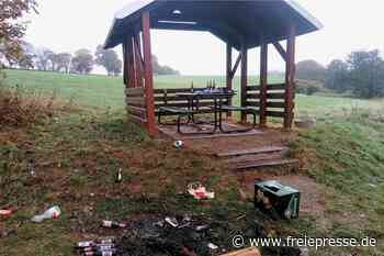 Obermylau: Chaos an Schutzhütte hinterlassen - Freie Presse