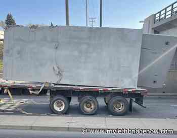 Semi collides with CP Rail train bridge in north Lethbridge - My Lethbridge Now