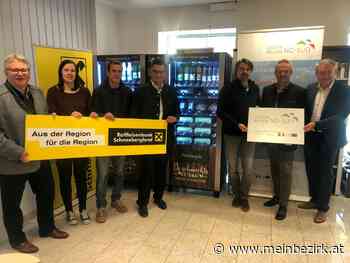 24-Stunden-Selbstbedienungsautomat: "DoSchmeckts" auch in der Raiffeisenbank Grünbach - meinbezirk.at