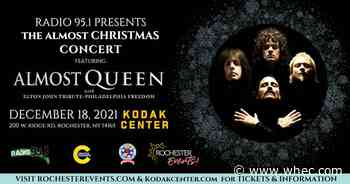 Almost Queen holding 'Almost Christmas Concert' at Kodak Center