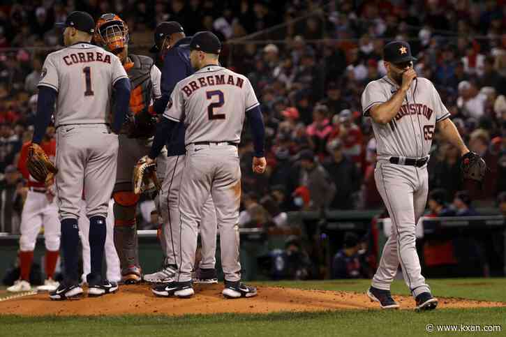 Astros slammed again by Red Sox home runs, trails ALCS 2-1