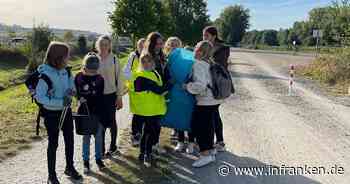 Mädchenrealschule Volkach sammelt Müll - Kitzingen - inFranken.de