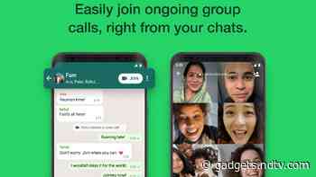 WhatsApp Introduces New Feature That Allows Users to Join Ongoing Calls Directly From Group Chats