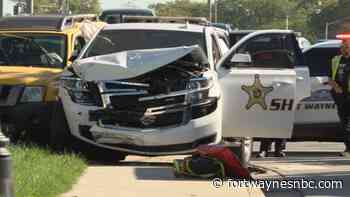 Medical emergency leads to crash involving sheriff's deputy, police say - Fort Wayne's NBC