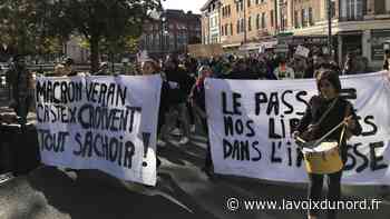 Mobilisation en baisse à Arras contre la reconduite du pass sanitaire - La Voix du Nord