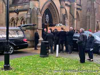 Family and friends say their goodbyes at funeral of legendary Bolton Wanderers footballer Freddie Hill