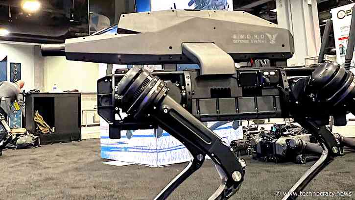 It’s Here: Robot Dogs With Powerful Assault Rifles