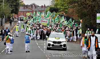 Muslims in Bolton take part in a faith walk to mark the birthday of the Prophet Muhammad - The Bolton News