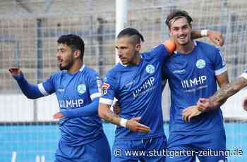Stuttgarter Kickers schlagen 1. FC Bruchsal - Die Rechnung von Mustafa Ünal geht auf - Stuttgarter Zeitung