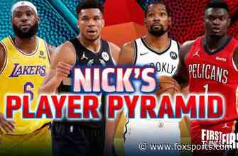 Nick Wright unveils his NBA Player Pyramid ahead of the 2021-22 season I FIRST THINGS FIRST