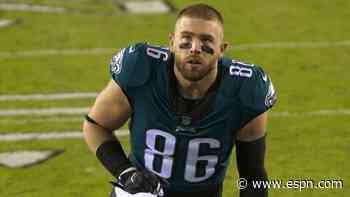 Ertz: Came to Philly 'as a kid,' leave as 'a man'