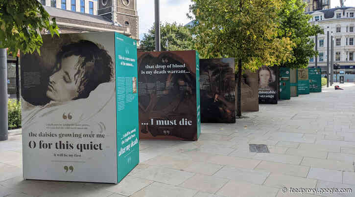 Keats200 – an outdoor exhibition