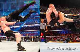 Brock Lesnar and Roman Reigns trade thunderous F-5s and massive Spears