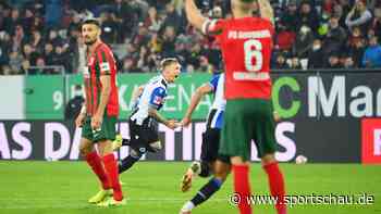 Laursen-Traumtor bringt Bielefeld Punkt in Augsburg - Sportschau