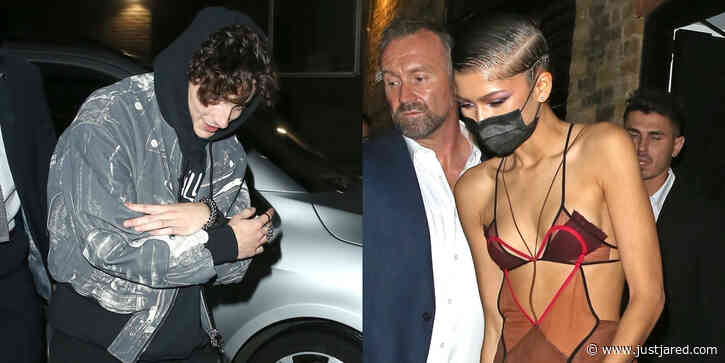 Zendaya & Timothee Chalamet Step Out for the 'Dune' Premiere After Party in London!