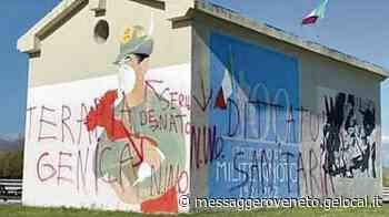 Nuove scritte no Pass sul murale degli alpini - Il Messaggero Veneto