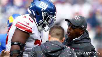 Giants LT Thomas put on IR, out at least 3 games