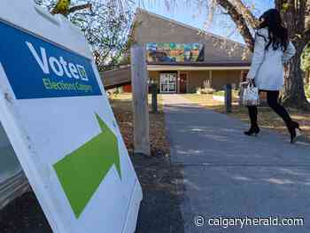 Calgarians cast their vote Monday for new mayor and council with public health measures at polling stations - Calgary Herald
