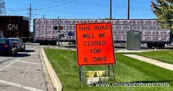 Portion of Liberty Street in Aurora closed to traffic through Friday evening - Chicago Tribune