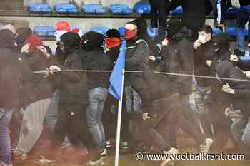Duitse hooligans kwamen in grote getale naar Genk en schoppen rel tijdens Youth League-match