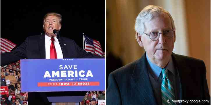 Mitch McConnell deflected a question about Trump's influence on the GOP, saying Republicans should focus on the future and not 'rehash' 2020