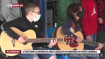 A Crotone la giornata della legalità in memoria di Dodò Gabriele · Video LaC News24 - LaC News24