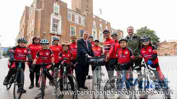 Guinness World Recorder breaking cyclist visits Barking - Barking and Dagenham Post