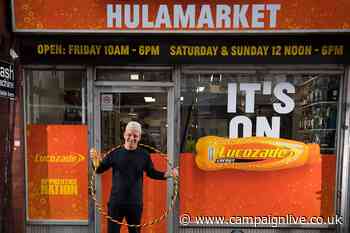Lucozade hula-hooping pop-up brings energetic TV spot to life
