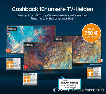 Samsung Neo QLED TVs: Bis zu 1.500 Euro sparen dank doppeltem Cashback - Notebookcheck.com