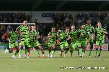 Preview: Forest Green Rovers head to E10 - Leyton Orient FC