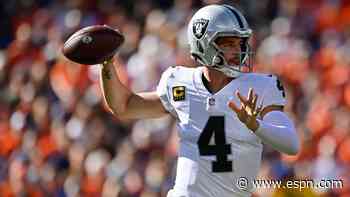 Big weeks for Derek Carr, Carson Wentz and Kyler Murray