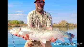 Angler lands record carp while fishing for smallmouth bass - For The Win