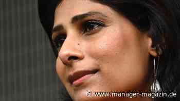 IWF-Chefökonomin Gita Gopinath geht zurück nach Harvard